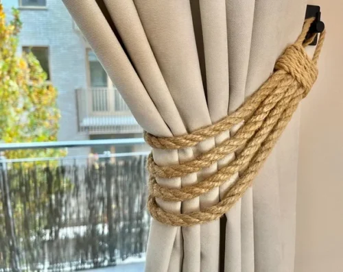 Window Treatments With Our Trendy Curtain Tiebacks