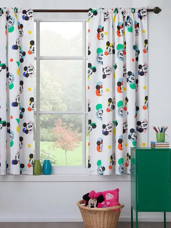 Cartoon Print Curtains for kids room