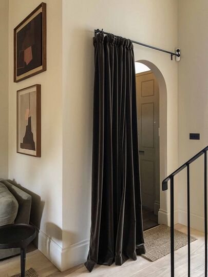 Thick Fabric Curtains For Door