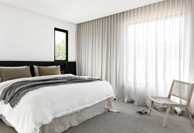 Bedrooms Sheer Curtains