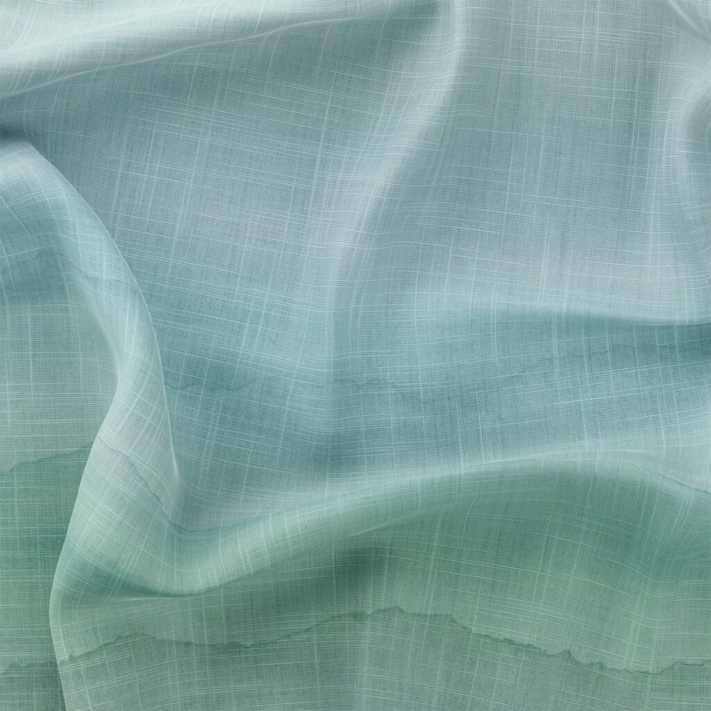 Strata Stripe Voile Ocean Curtains