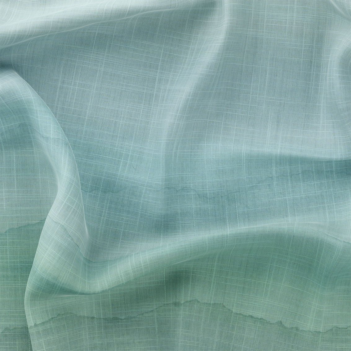 Strata Stripe Voile Ocean Curtains