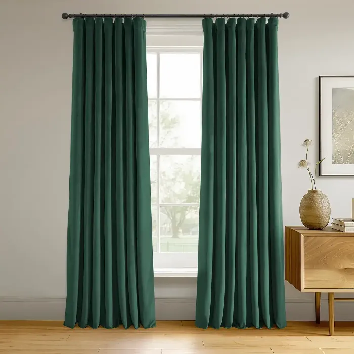 Bold Green Blackout Curtains Dubai
