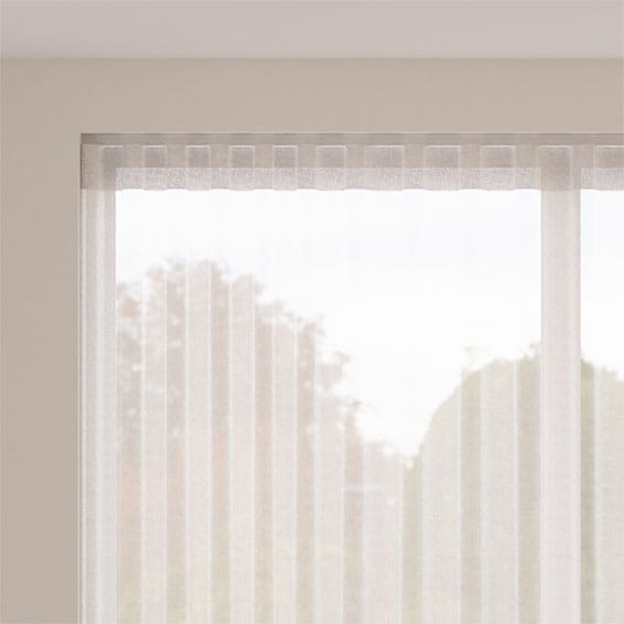 Cirrus Voile Cotton White Curtains - Image 3