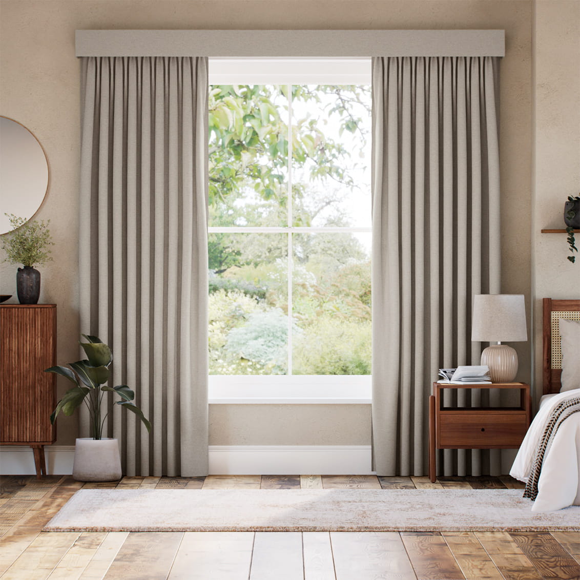 Complete Blackout Cavendish Warm Stone Curtain