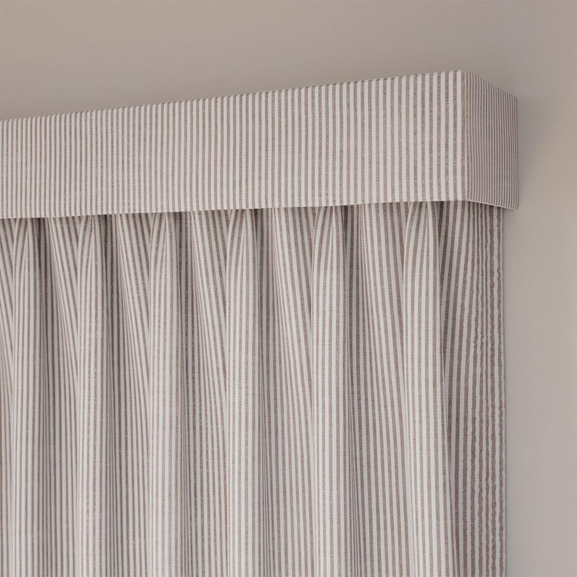 Complete Blackout Ella Stripe Cappuccino Curtain - Image 3