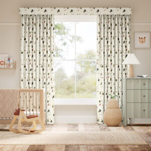 Complete Blackout Molly Bear & Friends Natural Curtain