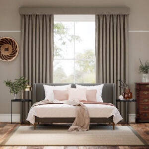 Complete Blackout Velvet Stone Curtain