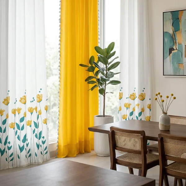 Easy Maintenance Living Room Curtains