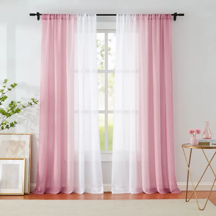 Elegant Sheer Window Curtains