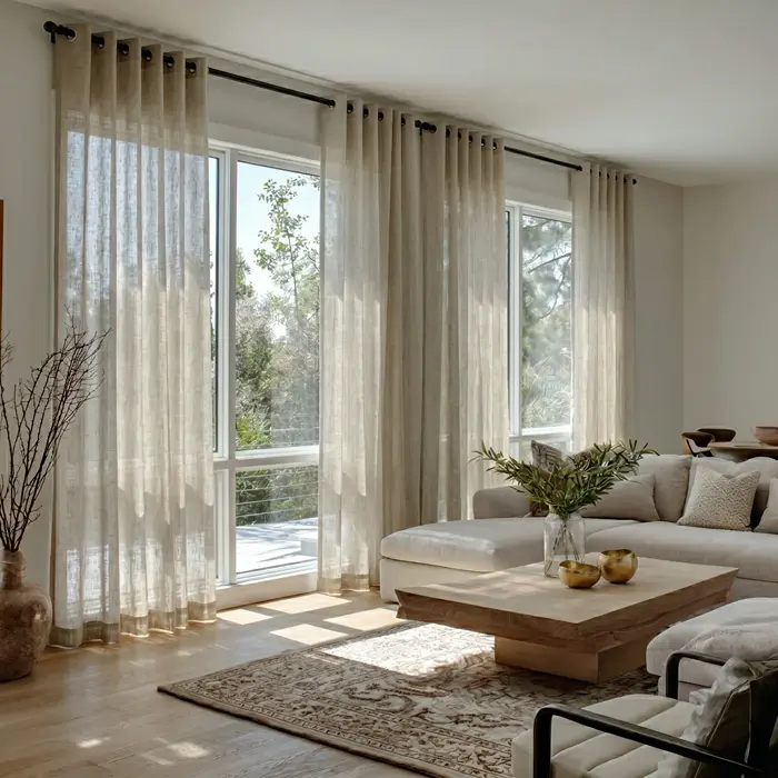 High Quality Eyelet Curtains Dubai