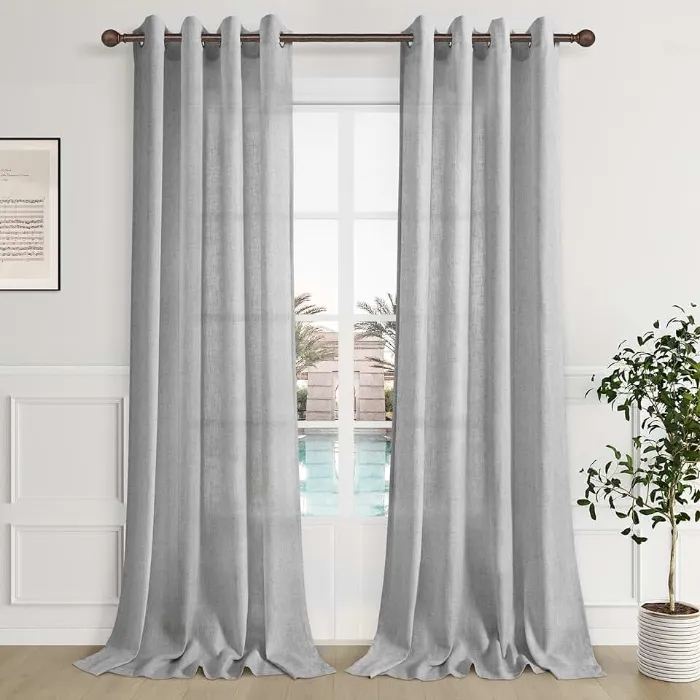 Light Grey Living Room Curtains
