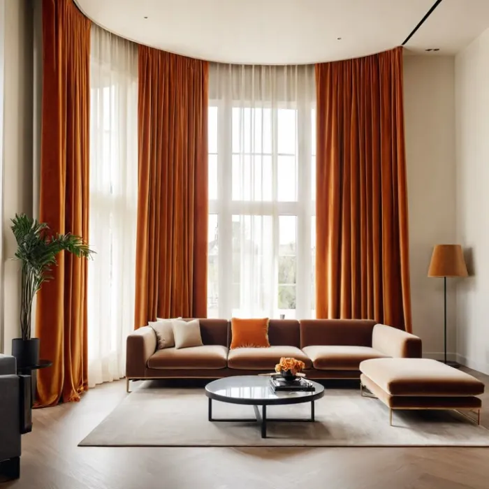 Living Room Curtains Arabian Ranches Dubai