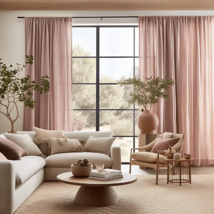 Living Room Curtains JVC Dubai