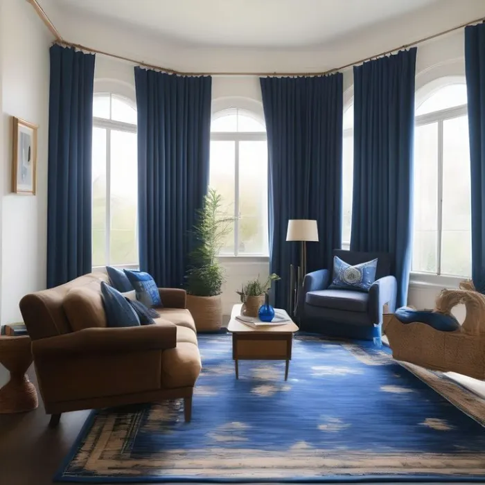Living Room Curtains Palm Jumeirah Dubai