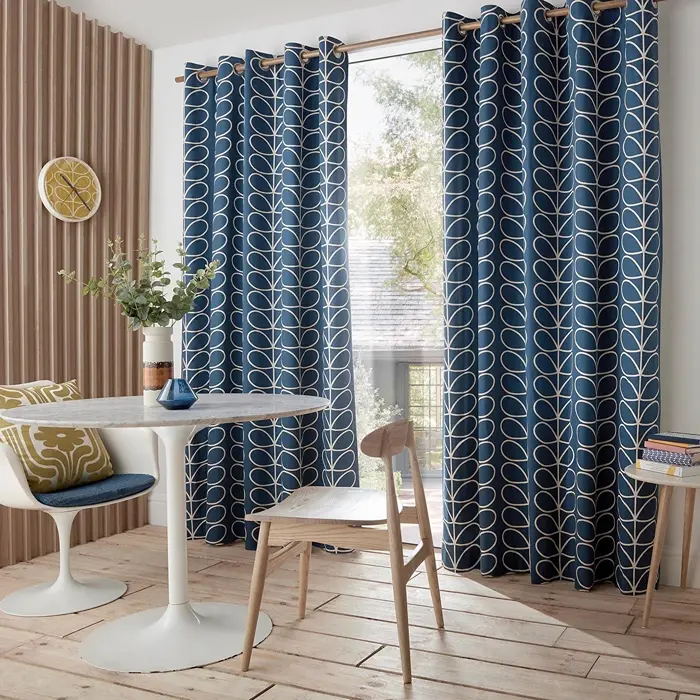 Living Room Eyelet Curtains Dubai