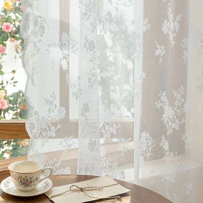Pattern Sheer Lace Curtains