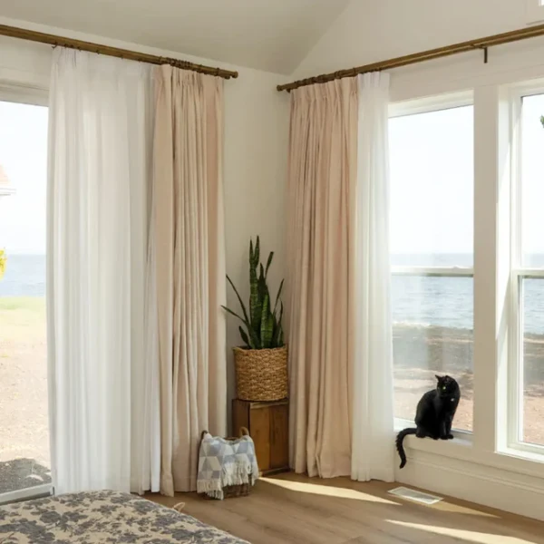 Pet-friendliness Living Room Curtains