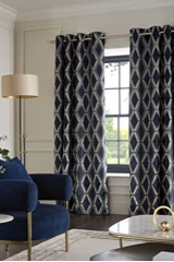 Premium Eyelet Curtains Dubai installation