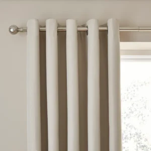 Rotterdam Herringbone Blackout Eyelet Curtains