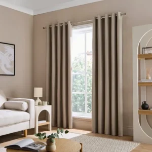 Berlin Blackout Thermal Eyelet Curtains