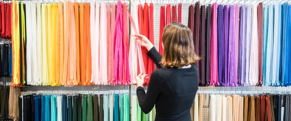 Choosing Curtain Fabric Colour Under Store Lighting