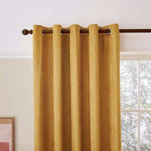 Cord Textured Eyelet Curtains - Image 3