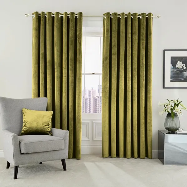 Escala Room Darkening Living Room Curtains