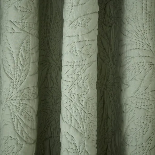 Filey Leaf Blackout Eyelet Curtains - Image 3