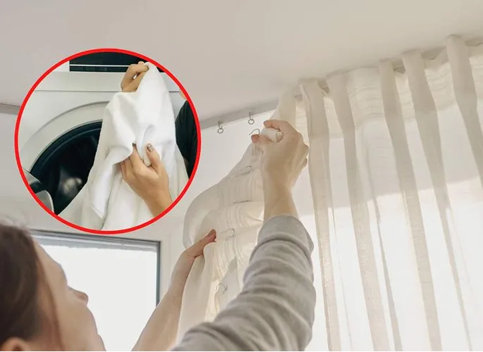 How to wash sheer curtains safely in Dubai