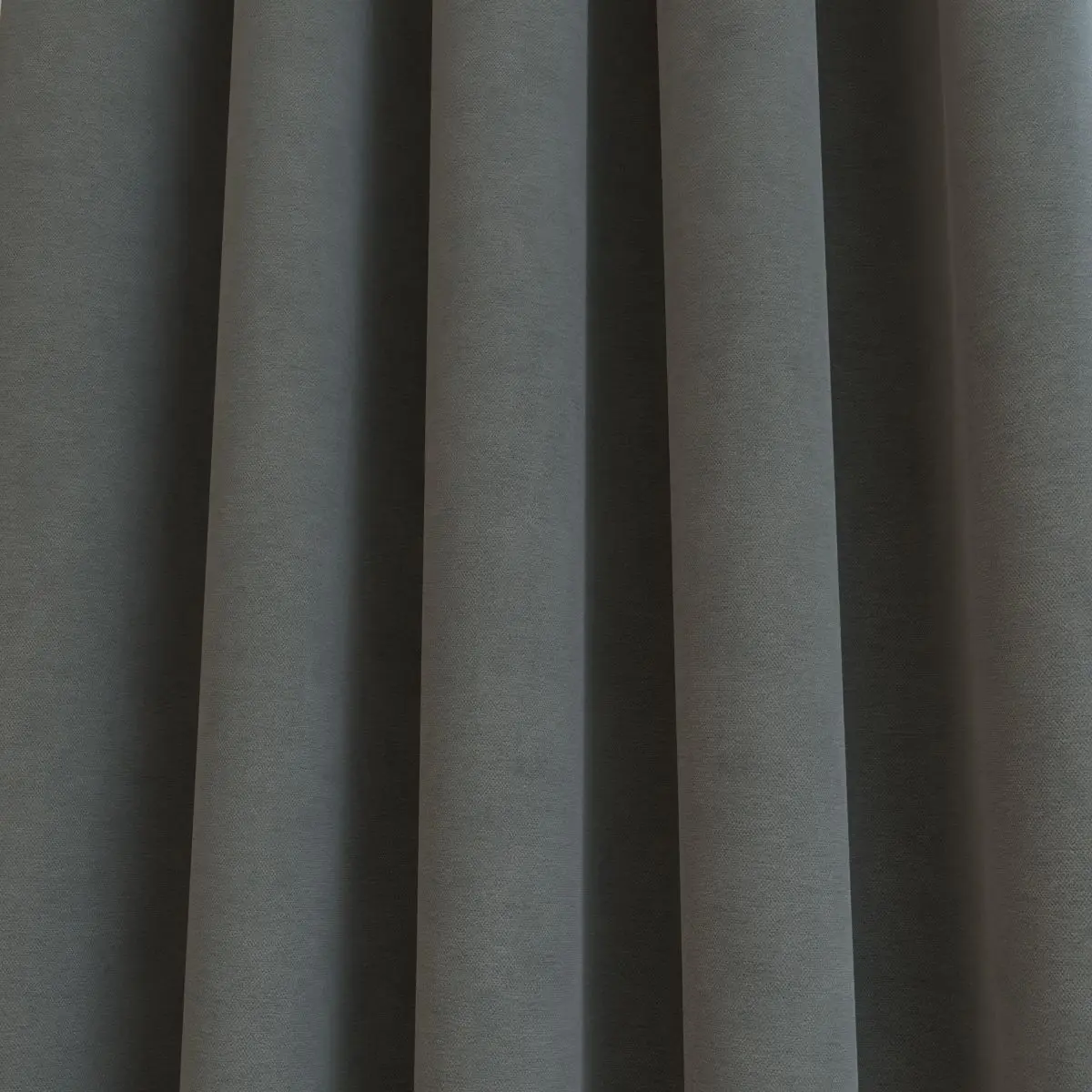 Deep Ash Velvet Bedroom Curtains - Image 2
